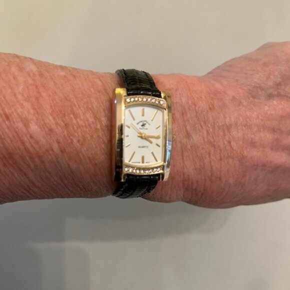 BEVERLY HILLS POLO CLUB | Gold-Tone Quartz Women's Watch-NEW Battery - Picture 7 of 10